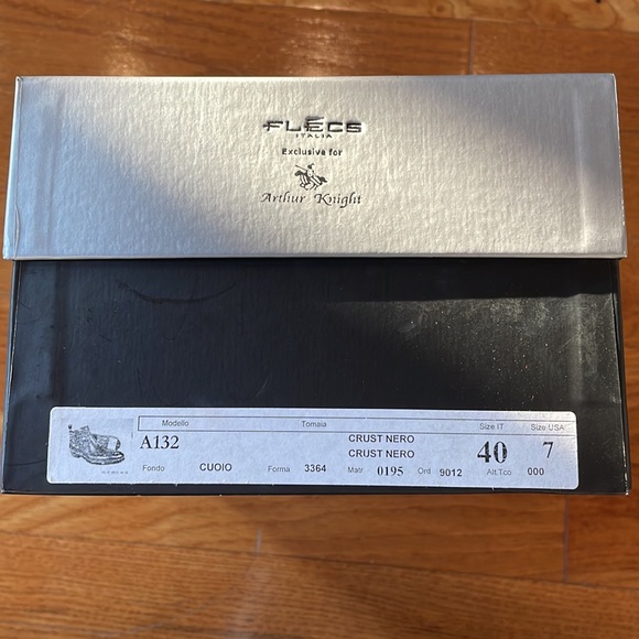 Flecs Italia for Arthur Knight black leather chelsea boot - Picture 6 of 6